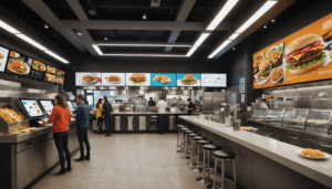découvrez comment l'intégration des écrans tactiles révolutionne le secteur de la restauration rapide : amélioration du service client, rapidité de commande et optimisation de l'expérience utilisateur.