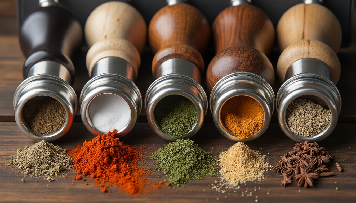 découvrez notre sélection des moulins à épices les plus efficaces du moment : performance, design et praticité pour rehausser tous vos plats avec des épices fraîchement moulues.