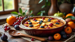 découvrez notre recette gourmande de gratin de fruits de saison : un dessert facile, savoureux et coloré, idéal pour sublimer vos fruits frais tout au long de l'année.