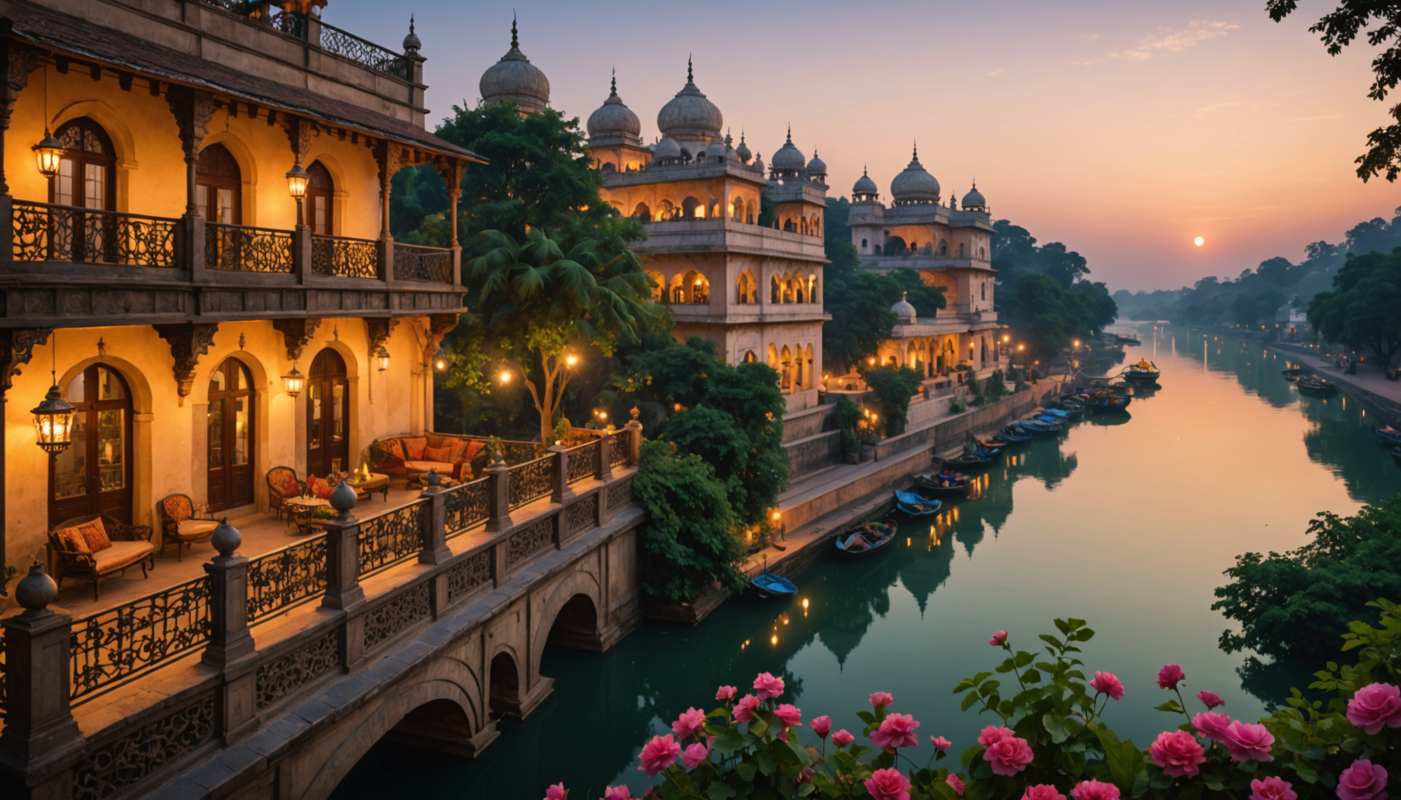 découvrez les plus belles terrasses romantiques et vivez des soirées fluviales magiques en inde. profitez d’instants inoubliables au fil de l’eau dans des cadres enchanteurs, parfaits pour des escapades à deux.