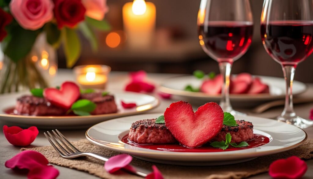 découvrez des idées de repas romantiques pour célébrer la saint-valentin avec votre moitié, des recettes simples et savoureuses pour une soirée inoubliable.