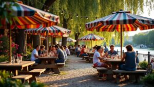 découvrez les guinguettes incontournables de la région lyonnaise, lieux idéals pour profiter d'une ambiance conviviale, de bonne musique et de spécialités locales au bord de l'eau.