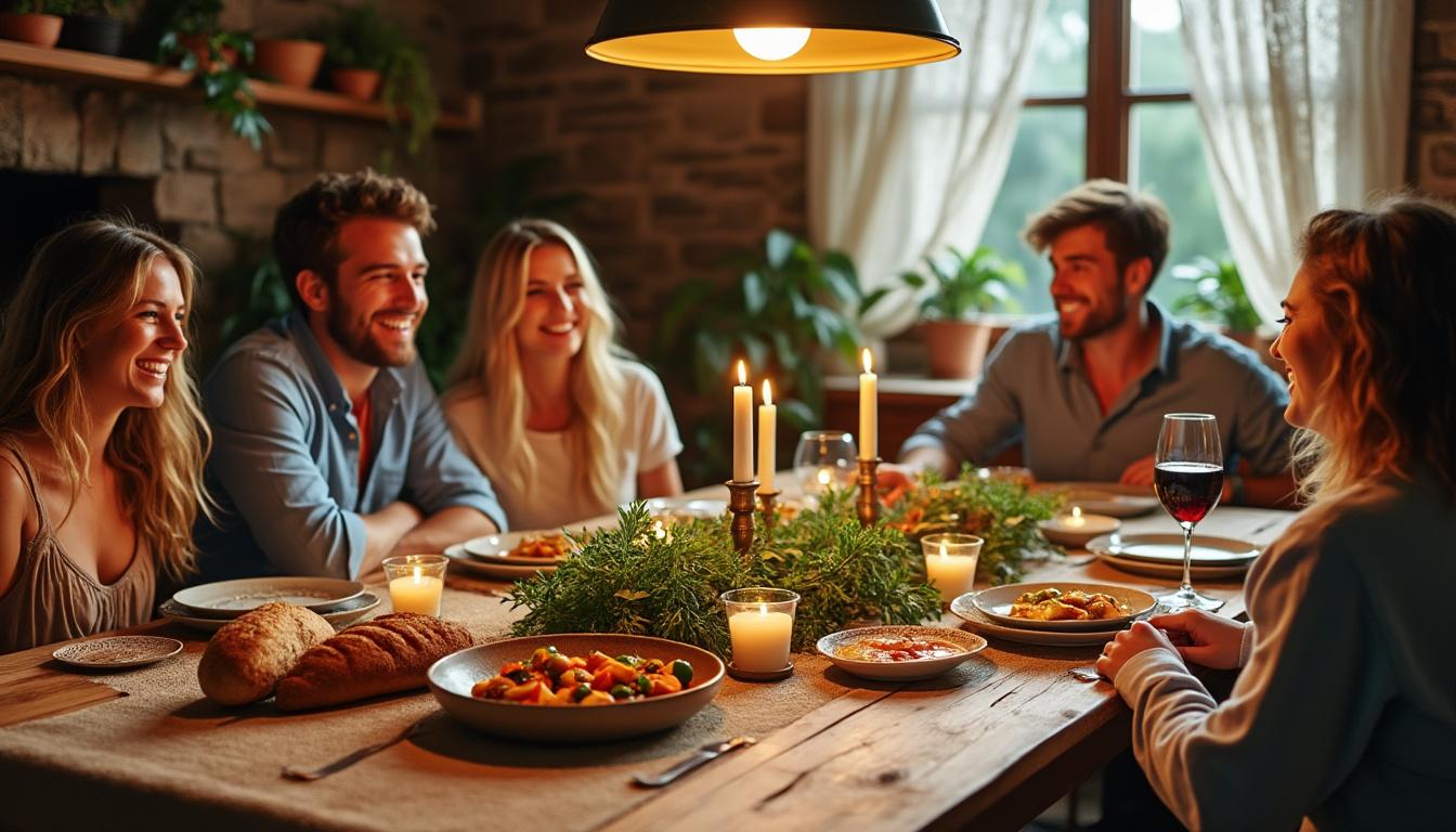découvrez nos secrets pour créer une table conviviale et chaleureuse, parfaite pour partager des moments inoubliables en famille ou entre amis.