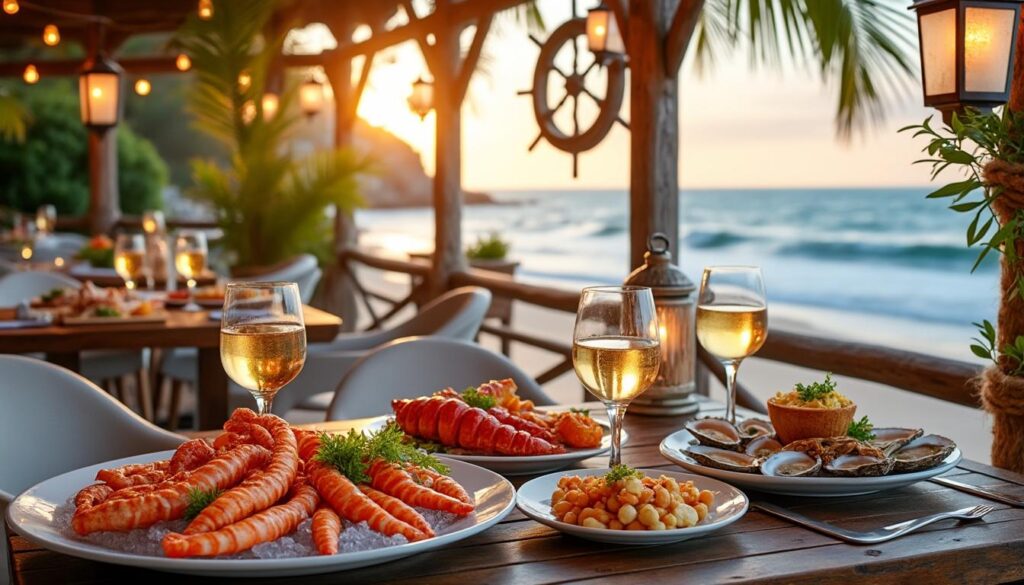 découvrez notre sélection des meilleurs restaurants sur la côte atlantique pour savourer des plats délicieux avec une vue imprenable sur l'océan.