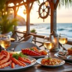 découvrez notre sélection des meilleurs restaurants sur la côte atlantique pour savourer des plats délicieux avec une vue imprenable sur l'océan.
