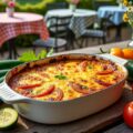 découvrez une recette facile et savoureuse de gratin de légumes façon guinguette, parfaite pour un repas convivial et coloré.